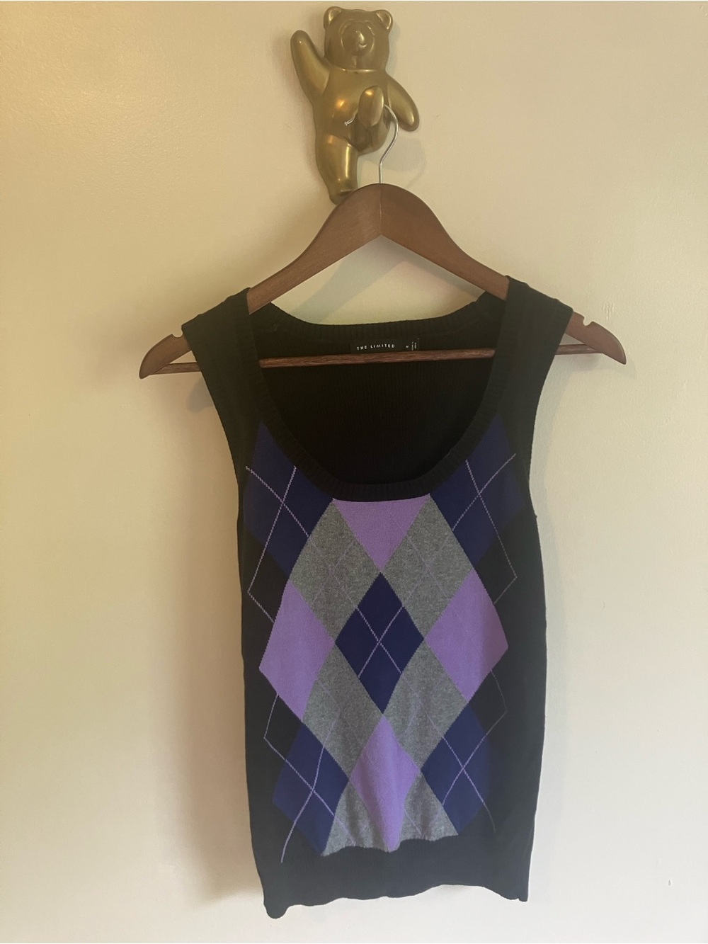 Vintage 2000s The Limited Argyle Sweater Vest